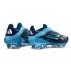 Zapatillas adidas F50 + Sin Cordones FG Negro Azul