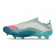 Zapatillas adidas F50 + Sin Cordones FG X Messi Ftwr Blanco Rosa Lúcido Flash Agua