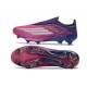Zapatillas adidas F50 + Sin Cordones FG Violeta Rosa Blanco
