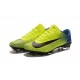 Nuevo Zapatillas de fútbol - Nike Mercurial Vapor XI FG Amarillo Negro Azul