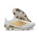 Zapatillas adidas F50 + Sin Cordones FG Blanco Dorado