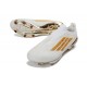 Zapatillas adidas F50 + Sin Cordones FG Blanco Dorado
