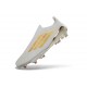 Zapatillas adidas F50 + Sin Cordones FG Blanco Dorado