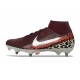 Botas Nike Mercurial Superfly 10 Elite SG Rojo Burdeos Estampado Leopardo