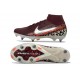 Botas Nike Mercurial Superfly 10 Elite SG Rojo Burdeos Estampado Leopardo