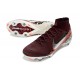 Botas Nike Mercurial Superfly 10 Elite SG Rojo Burdeos Estampado Leopardo