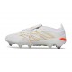 Botines Adidas Predator 26 Elite FT FG Blanco Dorado