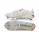 Botines Adidas Predator 26 Elite FT FG Blanco Dorado