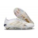 Botines Adidas Predator 26 Elite FT FG Blanco Dorado