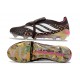 Botines Adidas Predator 26 Elite FT FG Negro Dorado Blanco