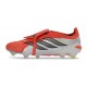 Botines Adidas Predator 26 Elite FT FG Rojo Lúcido Negro Ftwr Blanco