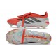 Botines Adidas Predator 26 Elite FT FG Rojo Lúcido Negro Ftwr Blanco