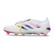 Botines Adidas Predator 26 Elite FT FG Blanco Rosa