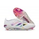 Botines Adidas Predator 26 Elite FT FG Blanco Rosa