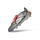 Botines Adidas Predator 26 Elite FT FG Hierro Met. Ftwr Blanco Rojo Lúcido