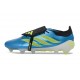 Botines Adidas Predator 26 Elite FT FG Rayo Azul Team Amarillo Solar