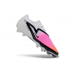 Tacón de Fútbol Nike Phantom 6 Low Elite FG Rosa Blanco
