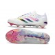 Zapatos de Fútbol Adidas Predator Elite FG Blanco Rosa