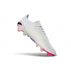 Zapatos de Fútbol Adidas Predator Elite FG Blanco Rosa