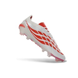 Zapatos de Fútbol Adidas Predator Elite FG Blanco Rojo