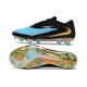 Tacón de Fútbol Nike Phantom 6 Low Elite FG Azul Dorado Negro