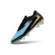 Tacón de Fútbol Nike Phantom 6 Low Elite FG Azul Dorado Negro