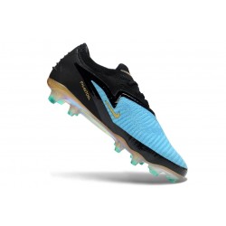 Tacón de Fútbol Nike Phantom 6 Low Elite FG Azul Dorado Negro