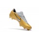 Nuevo Botas de fútbol Nike Mercurial Vapor 11 FG Oro Blanco
