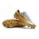 Nuevo Botas de fútbol Nike Mercurial Vapor 11 FG Oro Blanco