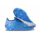 Bota adidas F50 Spider Elite FG Azulbird Plateado Metálico Ftw Blanco