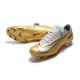 Nuevo Botas de fútbol Nike Mercurial Vapor 11 FG Oro Blanco