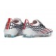 Bota de Fútbol adidas F50 Spider Elite FG Blanco Rojo Cian