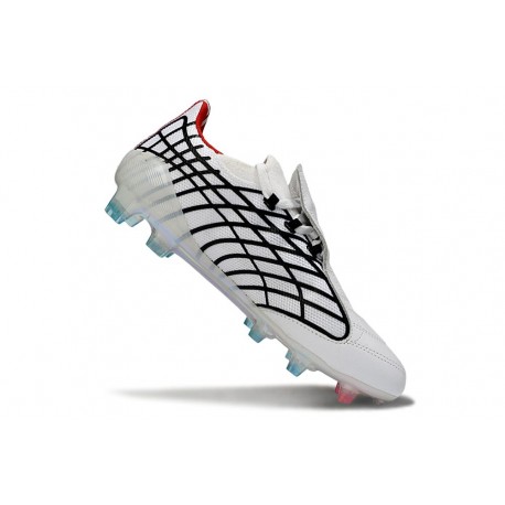 Bota de Fútbol adidas F50 Spider Elite FG Blanco Rojo Cian