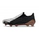 Bota de Fútbol adidas F50 Spider Elite FG Negro Blanco Dorado
