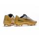 Nuevo Botas de fútbol Nike Mercurial Vapor 11 FG Oro Blanco