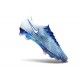 Bota de Fútbol adidas F50 Spider Elite FG Azul Blanco Plateada