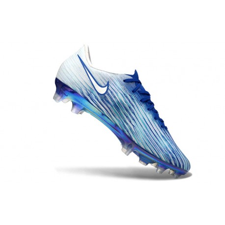 Bota de Fútbol adidas F50 Spider Elite FG Azul Blanco Plateada