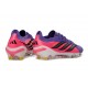 Zapatos de Fútbol Adidas Predator Elite FG Violeta Rosa Negro