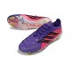 Zapatos de Fútbol Adidas Predator Elite FG Violeta Rosa Negro