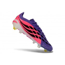 Zapatos de Fútbol Adidas Predator Elite FG Violeta Rosa Negro