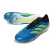 Zapatos de Fútbol Adidas Predator Elite FG Azul Neón Lima