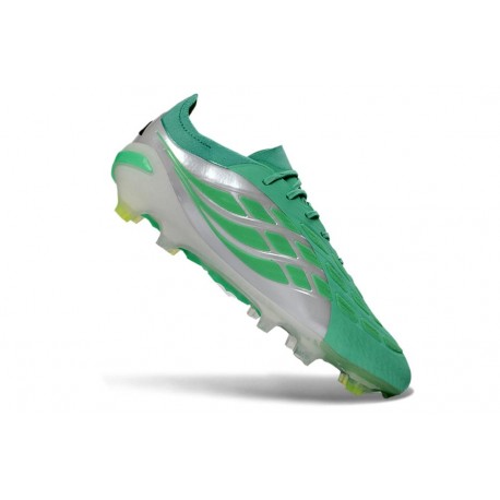 Zapatos de Fútbol Adidas Predator Elite FG Verde Plateada