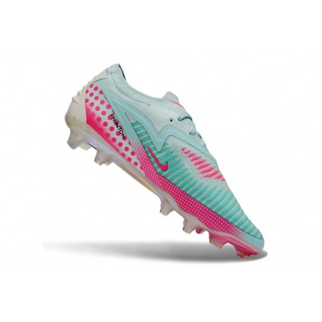 Tacón de Fútbol Nike Phantom 6 Low Elite FG Pistachio Frost / Rosa / Negro