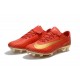 Nuevo Botas de fútbol Nike Mercurial Vapor 11 FG CR7 Rojo Oro