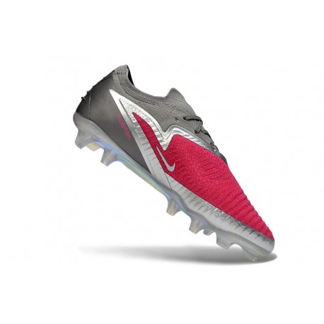 Tacón de Fútbol Nike Phantom 6 Low Elite FG Rosa / Plata / Gris