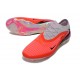 Tacón de Fútbol Nike Phantom 6 Low Elite FG Carmesí Brillante / Gris / Negro