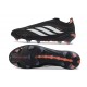 Tacos de Futbol Adidas Predator Laceless Elite FG Negro Blanco