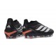 Tacos de Futbol Adidas Predator Laceless Elite FG Negro Blanco