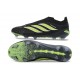 Tacos de Futbol Adidas Predator Laceless Elite FG Negro Verde