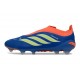 Tacos de Futbol Adidas Predator Laceless Elite FG Azul Verde Naranja